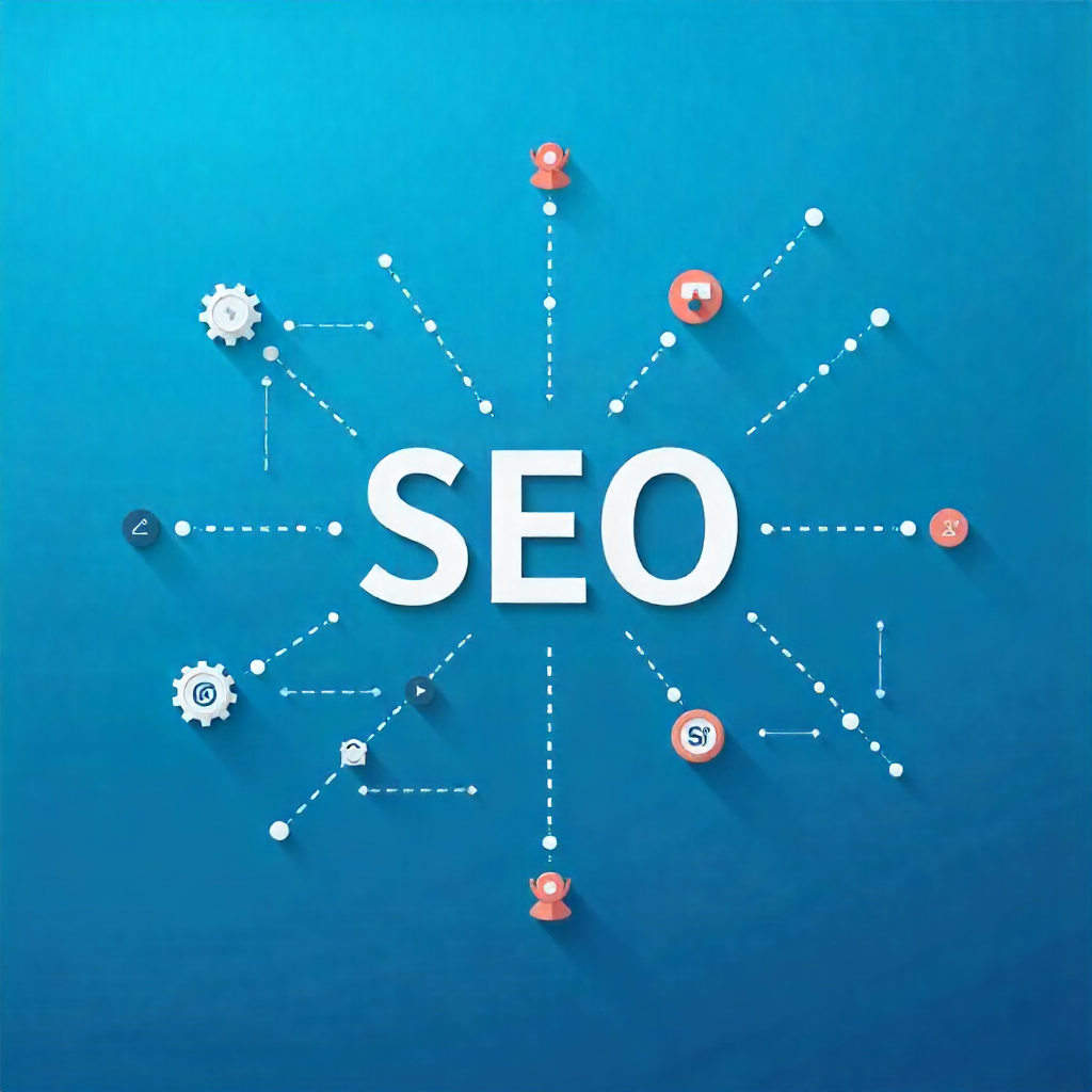 freepik a minimalist graphic design showcasing seo concept 26254